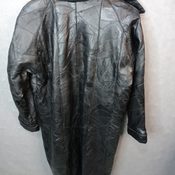 Navarre Leather Co Full Length Italian Genuine Lea - Picture 4 of 9
